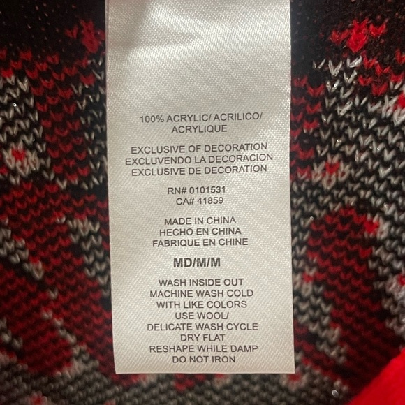 Coca Cola Coke Christmas Holiday Cardigan Ugly Christmas Sweater sz M Xmas party - Picture 11 of 16